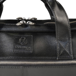 Sacoche double ordin. Exactive Cuir noir
