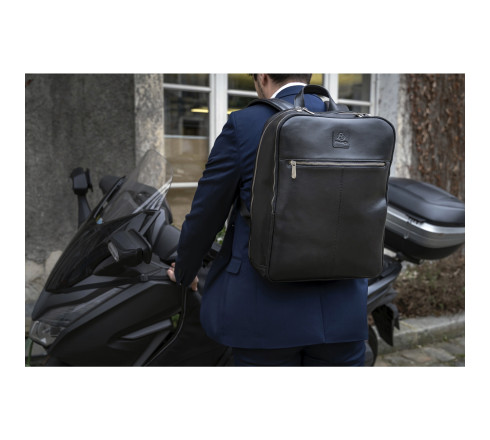 Sac à dos ordinateur Exactive Cuir