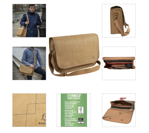 Besace washable paper Eterneco