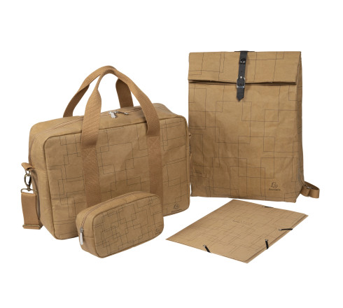 Cartable-sacoche washable paper Eterneco