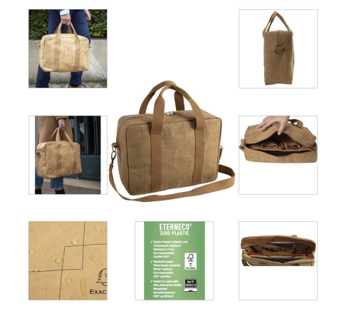 Cartable-sacoche washable paper Eterneco