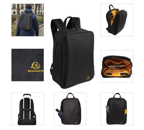 Sac à dos Smart Exactive noir chiné