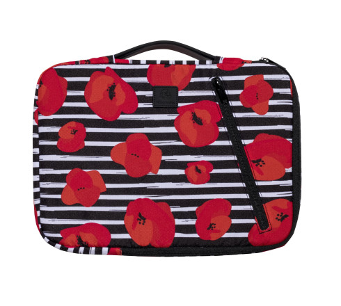 Housse ordinateur 13-14'' Motif Coquelicot