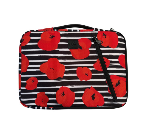 Housse ordinateur 13-14'' Motif Coquelicot