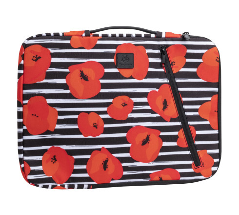Housse ordinateur 15-16'' Motif Coquelicot