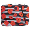 Housse ordinateur 15-16'' Motif Coquelicot