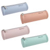 Trousse ronde PU Aquarel - 22,5x7,5cm