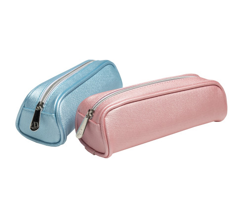 Trousse trapèze PU métallisé PERLE