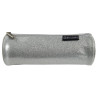 Trousse ronde PU Glitter - 22,5x7,5cm