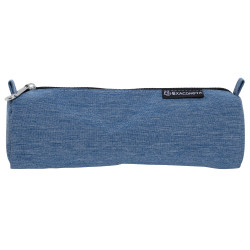 Trousse ronde adaptée polyester Denim 500