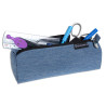Trousse ronde adaptée polyester Denim 500