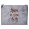 Trousse plate velours Ellipse