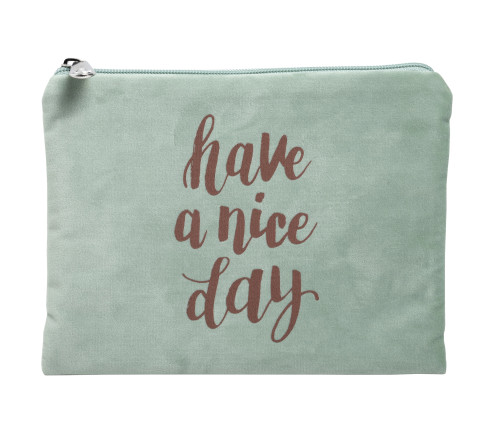 Trousse plate velours Ellipse