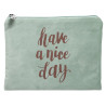 Trousse plate velours Ellipse