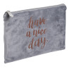 Trousse plate velours Ellipse
