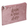 Trousse plate velours Ellipse