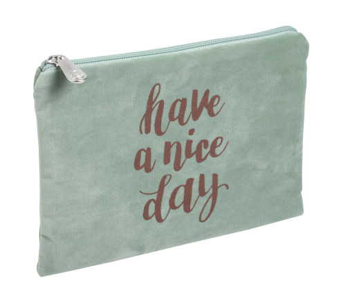 Trousse plate velours Ellipse