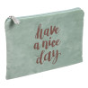 Trousse plate velours Ellipse