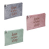 Trousse plate velours Ellipse