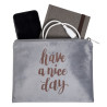Trousse plate velours Ellipse