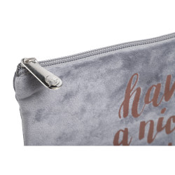 Trousse plate velours Ellipse