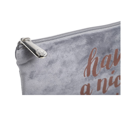 Trousse plate velours Ellipse