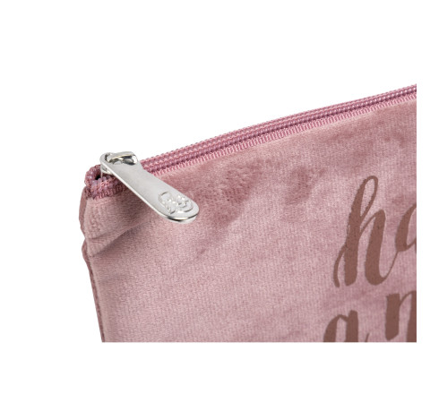 Trousse plate velours Ellipse