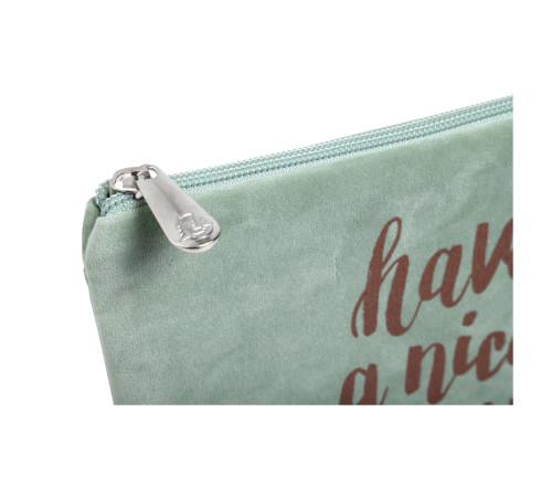 Trousse plate velours Ellipse