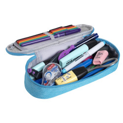 Trousse compacte polyester recyclé Plumier