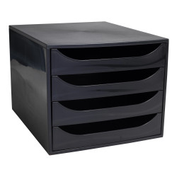 Module de classement Ecobox Ecoblack 4 tiroirs