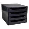 Module de classement Ecobox Ecoblack 4 tiroirs