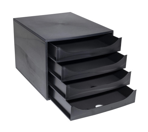 Module de classement Ecobox Ecoblack 4 tiroirs