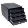 Module de classement Ecobox Ecoblack 4 tiroirs