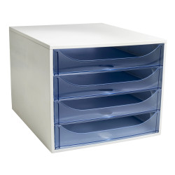 Module de classement Ecobox Linicolor 4 tiroirs