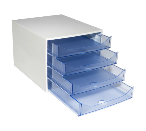 Module de classement Ecobox Linicolor 4 tiroirs