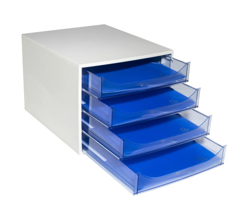 Module de classement Ecobox Linicolor 4 tiroirs