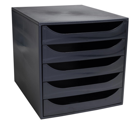 Module de classement Ecobox+ Ecoblack 5 tiroirs
