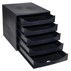 Module de classement Ecobox+ Ecoblack 5 tiroirs