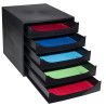 Module de classement Ecobox+ Ecoblack 5 tiroirs