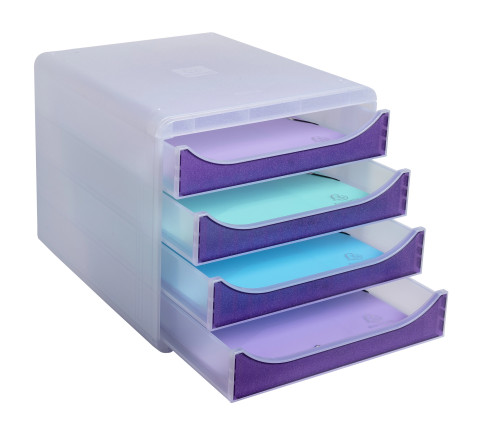 Module de classement Big Box 4 tiroirs Chromaline
