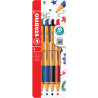 Pochette de 4 stylos bille Pointball assortis