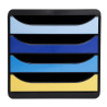 Module de classement Big Box 4 tiroirs Bee Blue
