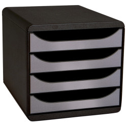 Module de classement Big Box 4 tiroirs Metallic