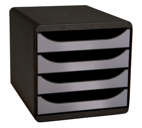 Module de classement Big Box 4 tiroirs Metallic