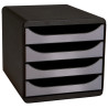 Module de classement Big Box 4 tiroirs Metallic