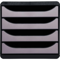 Module de classement Big Box 4 tiroirs Metallic