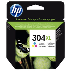 HP 304XL cartouche d'encre trois couleurs grande capacité authentique