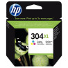 HP 304XL cartouche d'encre trois couleurs grande capacité authentique