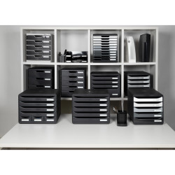 Module de classement Big Box 4 tiroirs Metallic