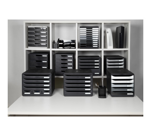 Module de classement Big Box 4 tiroirs Metallic